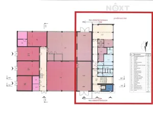 Prodej kanceláře, Tábor, U Cihelny, 1640 m2