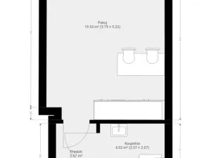 Pronájem bytu 1+kk, Brno, Přadlácká, 28 m2