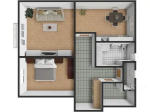 Pronájem bytu 2+1, Písek, Heritesova, 60 m2