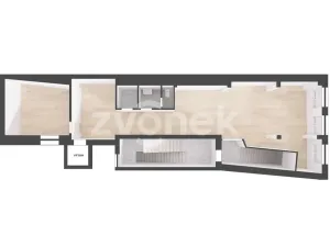 Pronájem obchodního prostoru, Zlín, Rašínova, 107 m2