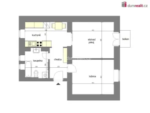 Prodej bytu 2+1, Neratovice, Bří Čapků, 60 m2