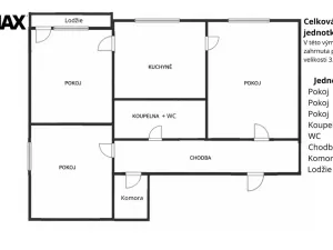 Prodej bytu 3+1, Česká Lípa, Červeného kříže, 65 m2