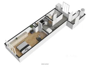 Pronájem bytu 1+1, Praha - Žižkov, Krásova, 32 m2