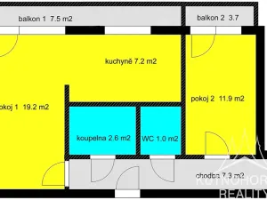 Prodej bytu 2+kk, Kutná Hora, Masarykova, 49 m2