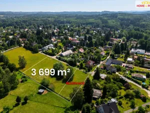 Prodej pozemku pro bydlení, Kamenice - Nová Hospoda, Na Vyhlídce, 1233 m2