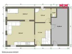 Pronájem rodinného domu, Dolní Žandov - Úbočí, 114 m2