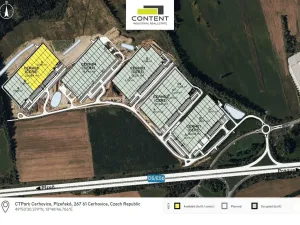 Pronájem skladu, Cerhovice, Plzeňská, 13992 m2