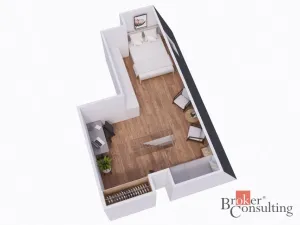 Prodej bytu 2+kk, Neslovice, Lesní, 72 m2