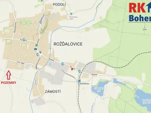 Prodej pozemku pro bydlení, Rožďalovice, Polní, 820 m2