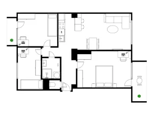 Prodej bytu 4+kk, Praha - Vršovice, U Slavie, 80 m2