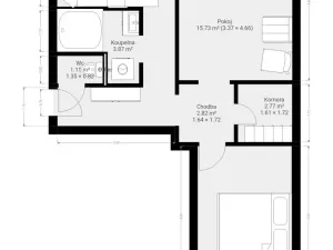 Pronájem bytu 2+1, Židlochovice, sídl. Družba, 52 m2