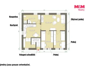 Pronájem bytu 3+kk, Plzeň - Černice, Studniční, 59 m2