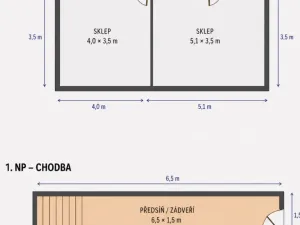 Prodej bytu 3+1, Vojtanov, Nádražní čtvrť, 83 m2