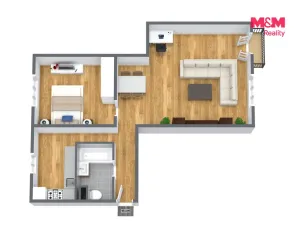 Prodej bytu 3+1, Hranice, Vítězná, 63 m2