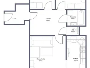Prodej bytu 3+1, Kladno, Václava Rabase, 69 m2