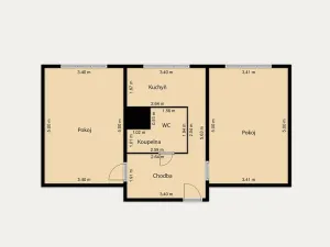 Prodej bytu 2+1, Nová Role, Svobodova, 54 m2