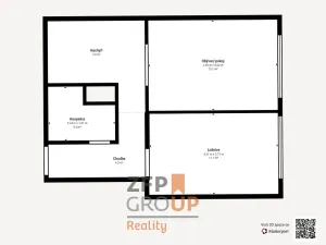 Pronájem bytu 2+kk, Praha - Stodůlky, Bašteckého, 46 m2