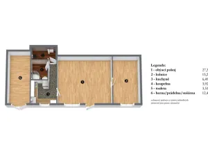 Pronájem bytu 2+1, Praha, Husitská, 67 m2