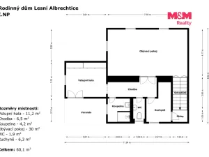 Prodej zemědělské usedlosti, Březová - Lesní Albrechtice, 110 m2