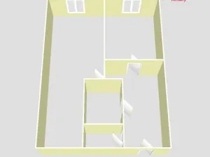 Pronájem bytu 2+kk, Most, Františka Malíka, 39 m2