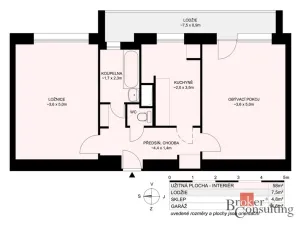 Prodej bytu 2+1, Praha - Záběhlice, U mlýna, 69 m2