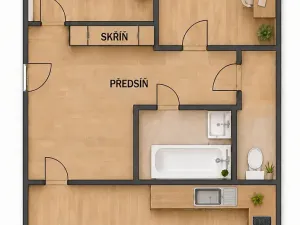 Prodej bytu 3+kk, Kladno, Italská, 69 m2
