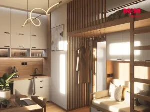 Prodej bytu 2+kk, Praha - Smíchov, Grafická, 44 m2