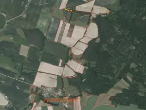 Dražba pozemku, Drahonice, 2121 m2