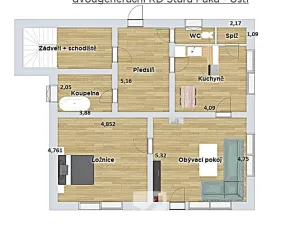 Prodej bytu 6+kk a větší, Stará Paka - Ústí, 300 m2