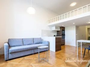 Pronájem bytu 1+kk, Praha - Karlín, Karlínské náměstí, 48 m2