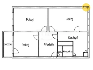 Prodej bytu 3+1, Jihlava, Březinova, 74 m2