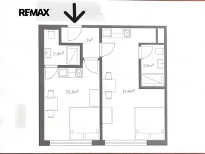 Prodej kanceláře, Praha - Střížkov, Děčínská, 45 m2