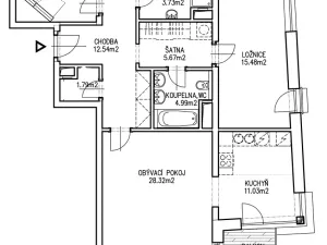 Prodej bytu 4+1, Praha - Malešice, Univerzitní, 109 m2