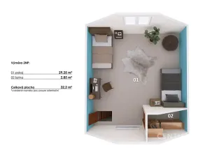Prodej chaty, Poříčí nad Sázavou, Potočiny, 41 m2