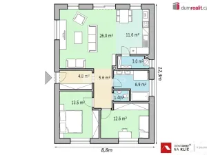 Prodej rodinného domu, Sehradice, 85 m2