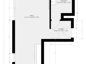 Pronájem bytu 1+kk, Brno, Žabí, 40 m2