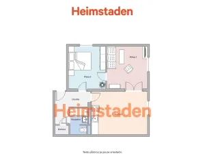 Pronájem bytu 2+1, Havířov - Město, Olbrachtova, 48 m2