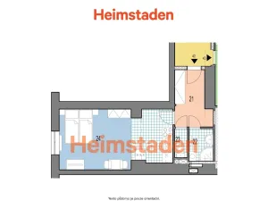 Pronájem bytu 1+kk, Havířov - Město, U Stromovky, 28 m2