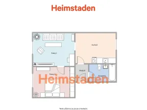 Pronájem bytu 2+1, Havířov - Šumbark, Dukelská, 46 m2