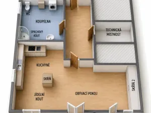 Pronájem rodinného domu, Mochov, U Výmoly, 55 m2