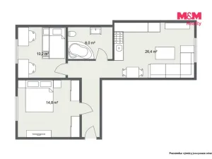 Prodej bytu 3+kk, Sokolov, Svatopluka Čecha, 58 m2
