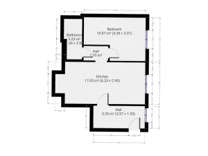 Pronájem bytu 2+kk, Praha - Smíchov, Jindřicha Plachty, 40 m2