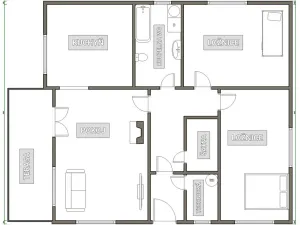 Pronájem rodinného domu, Mnichovice - Božkov, Sluneční, 109 m2