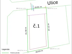 Prodej pozemku pro bydlení, Odry, Jižní, 790 m2