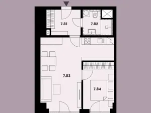 Prodej bytu 2+kk, Brno, Burešova, 53 m2