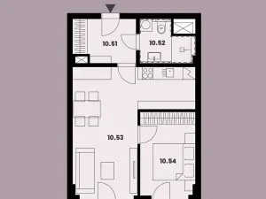 Prodej bytu 2+kk, Brno, Burešova, 51 m2