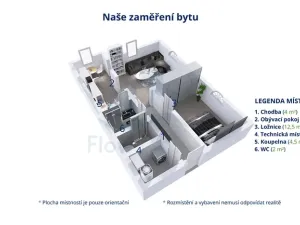 Pronájem bytu 2+kk, Havlíčkova Borová, Drahotín, 56 m2