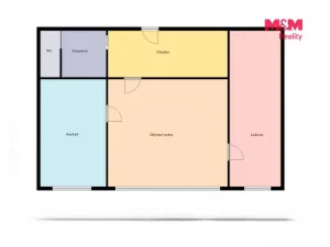 Prodej bytu 2+1, Český Těšín, Kysucká, 45 m2