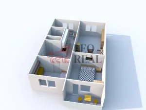 Pronájem bytu 3+1, Veselí nad Moravou, náměstí Míru, 73 m2