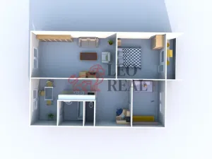 Pronájem bytu 3+1, Veselí nad Moravou, náměstí Míru, 73 m2